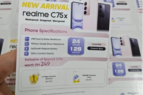 realme C75x